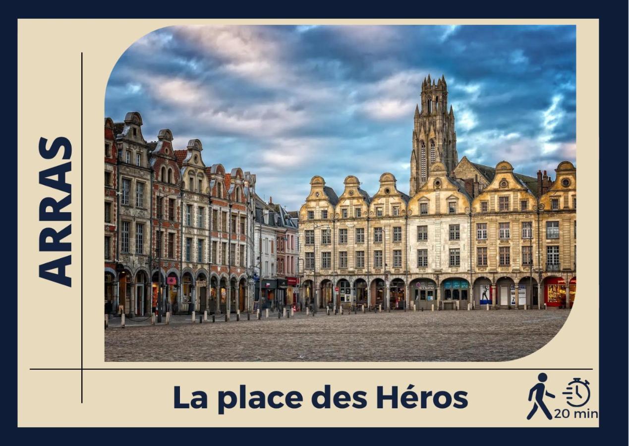 Le Cocon Bleu - Appartement Calme - Parking Gratuit - Fibre Arras Buitenkant foto